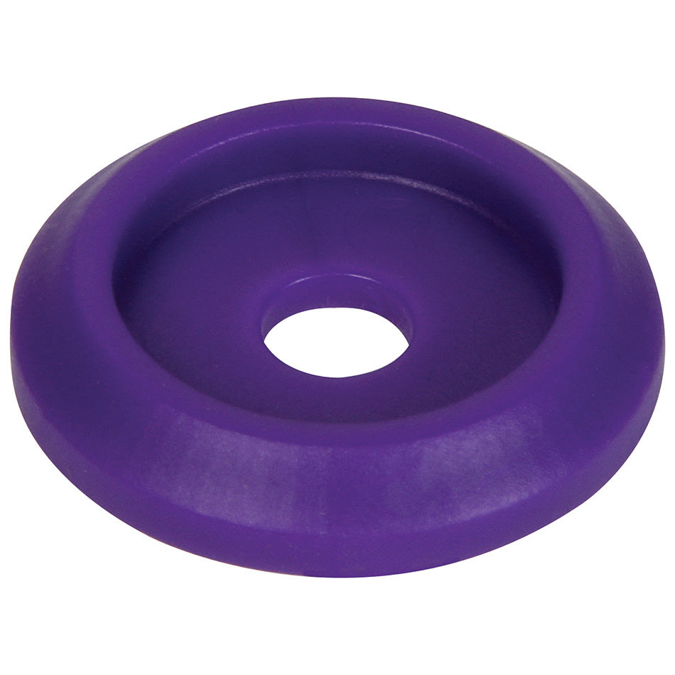 Allstar Performance Countersunk Body Bolt Washer - 1/4" ID - 1" OD - Plastic - Purple (Set of 10)