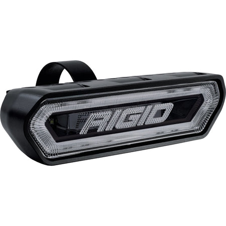 Rigid Industries 2 x 7" LED Tail Light - Adjustable Tube Mount - Red LED - Aluminum - Black Powder Coat - Rigid Logo