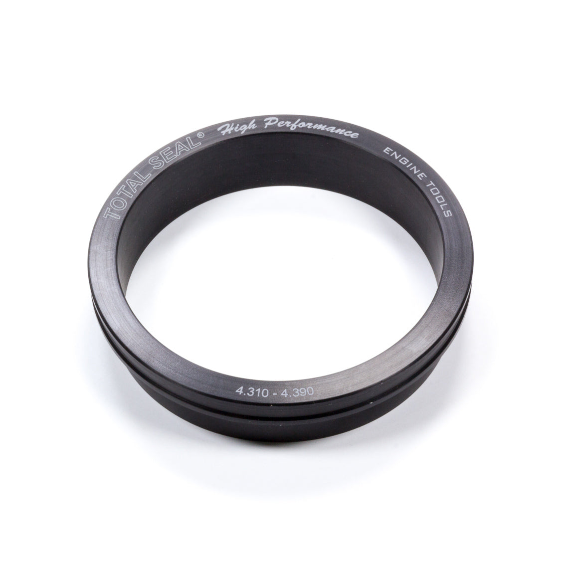 Total Seal 4.310-4.390" Bore Piston Ring Squaring Tool Aluminum - Black Anodize
