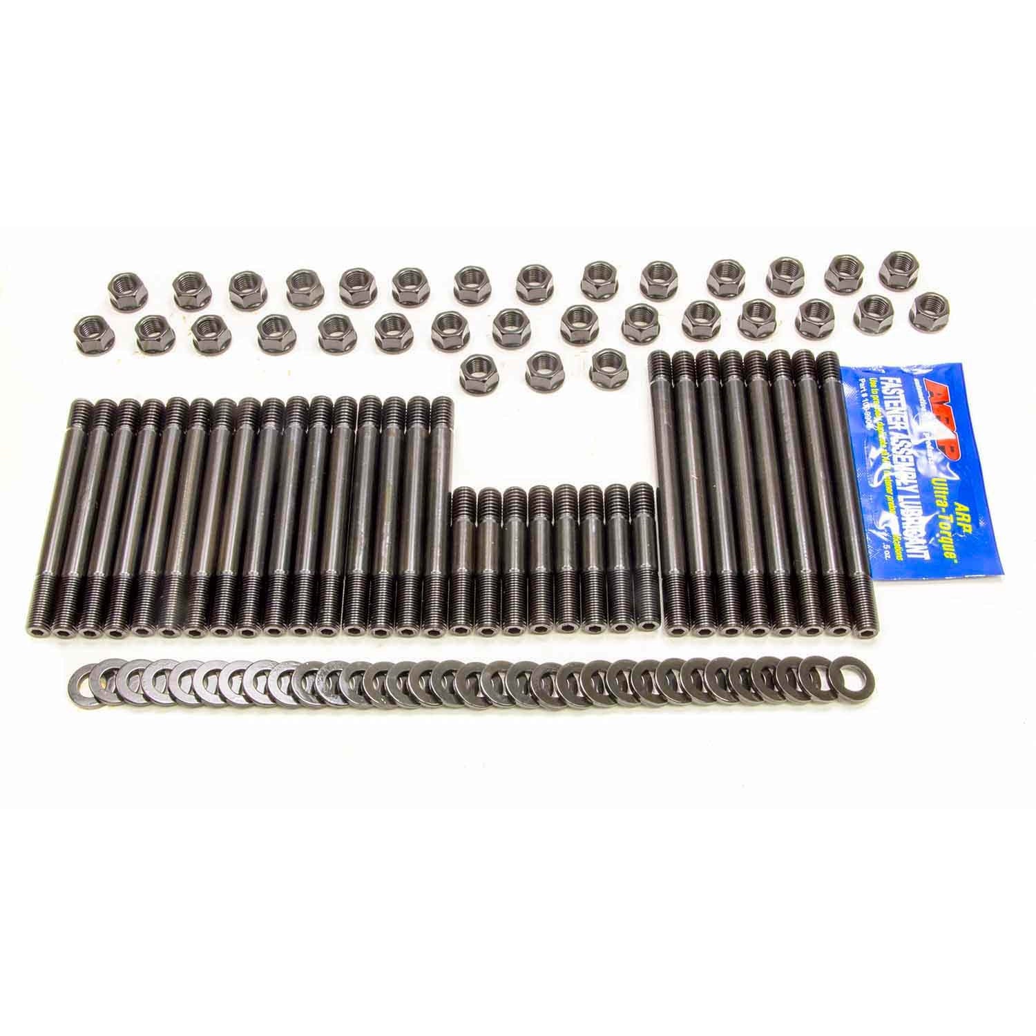 ARP Cylinder Head Stud Kit - Hex Nuts - Chromoly - Black Oxide - Aftermarket Head - Big Block Chevy 235-4103