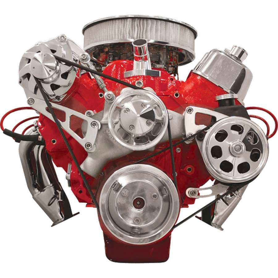 Billet Specialties BB Chevy Top Mount Alternator & Power Steering Kit