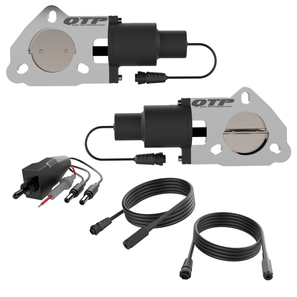 Quick Time Electric Exhaust Cut-Out - Bolt-On