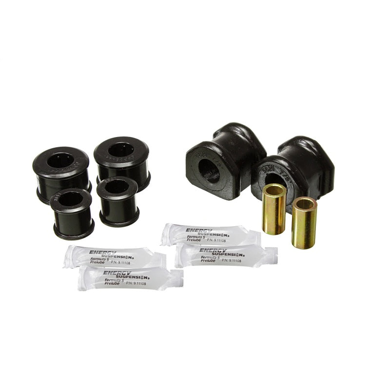 Energy Suspension Hyper-Flex Rear Sway Bar Bushing - 22 mm Bar - Black/Cadmium - Ford Mustang 2011-14