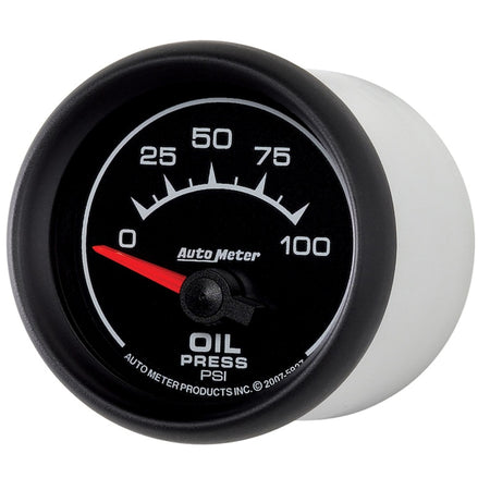 Auto Meter ES Electric Oil Pressure Gauge - 2-1/16"