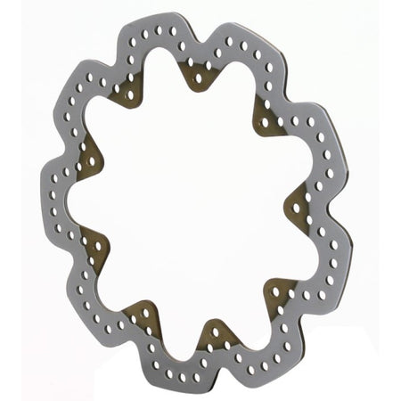 Wilwood Super Alloy Scalloped Brake Rotor - 10.500 in OD - 0.160 in Thick - 9 x 7.000 in Bolt Pattern