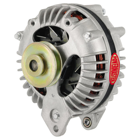 Powermaster Alternator - 12V - Single V-Belt Pulley - GM