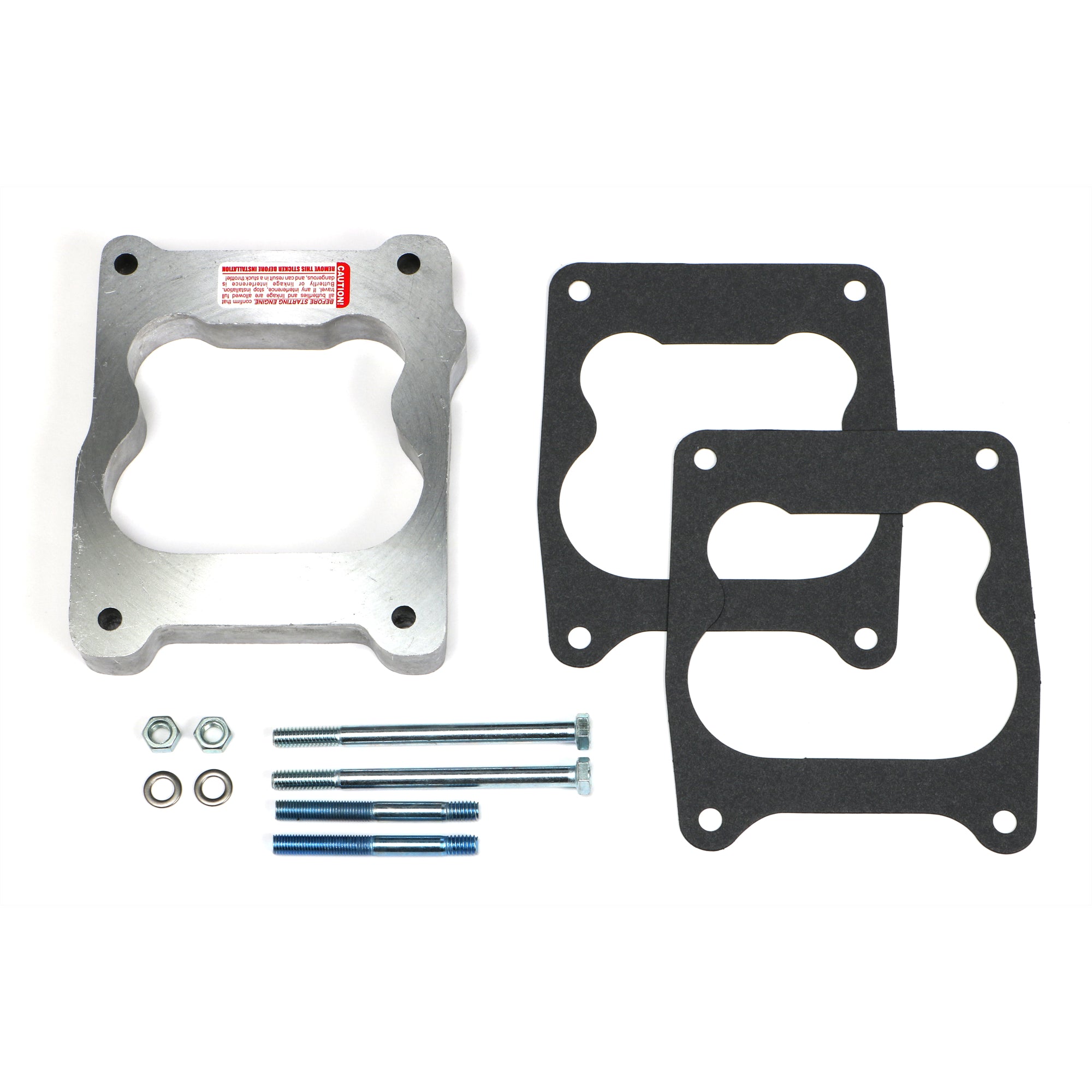 Trans-Dapt Aluminum Carburetor Spacer - Quadrajet 4 BBL - 1" Tall - Open Center