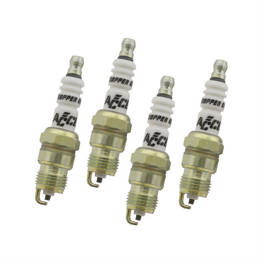 ACCEL Shorty Resistor Racing Plug - .035'' Nominal Gap - (4 Pack)
