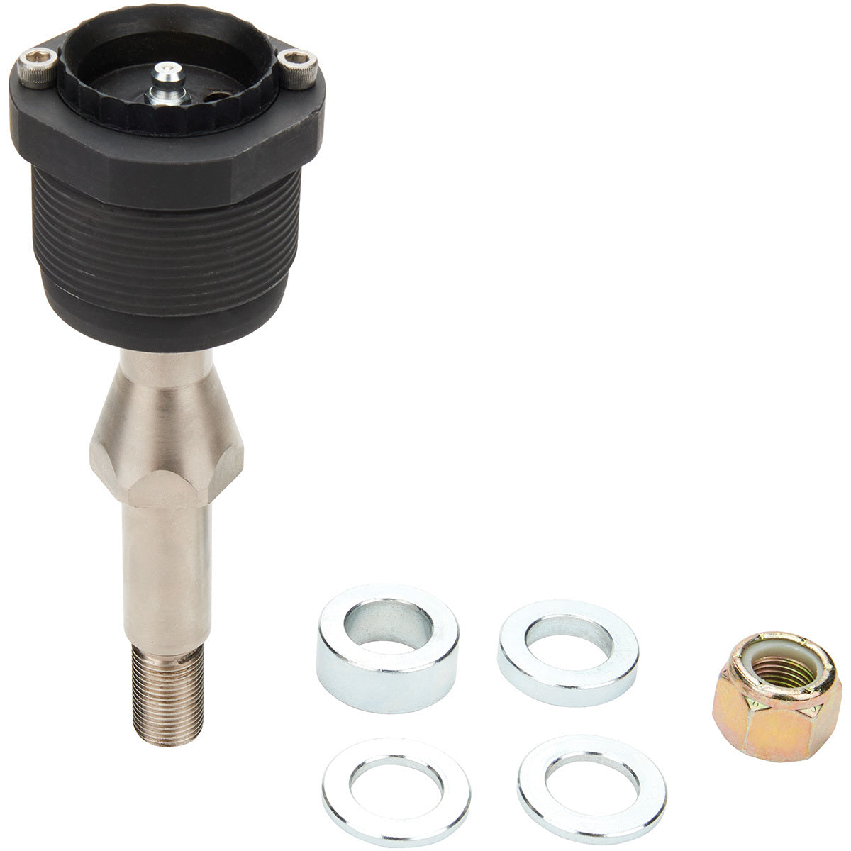 Allstar Performance Take-Apart Low Friction Lower Ball Joint - Straight Pin - Screw-In - Adjustable 1 in to 2 in Pin