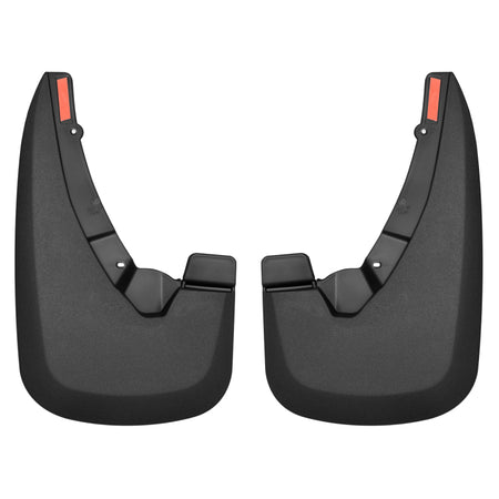 Husky Liners Front Mud Flap Plastic Black/Textured Dodge Fullsize Truck 2009-15 - Pair