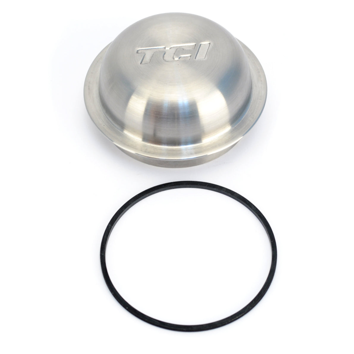 TCI Governor Cover - TCI Logo - Stainless - 4L60E/700R4