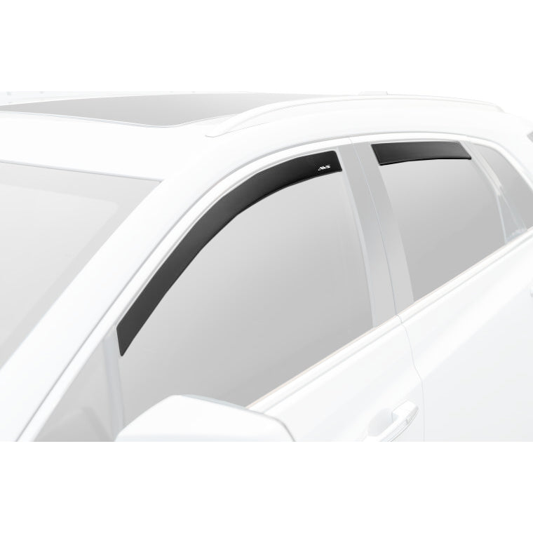Auto Ventshade Low Profile Ventvisor - In-Channel Ventvisor - Front/Rear - Dark Smoke - Dodge Midsize SUV 2012-22