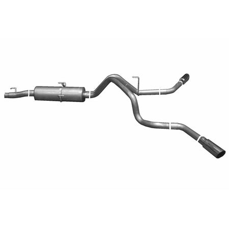 Gibson Dual Extreme Cat-Back Exhaust System - 2-1/2 in Tailpipe - 3-1/2 in Tips - Dodge Ram Fullsize Truck 2002-05