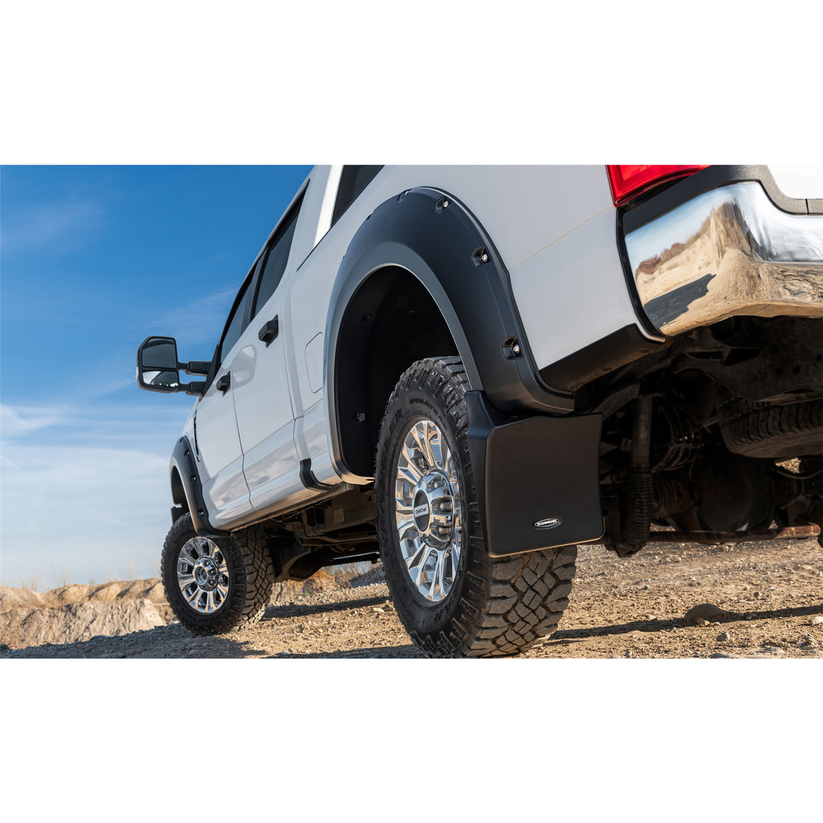 Bushwacker 17- Ford F250 Pocket Style Fender Flares 4Pc