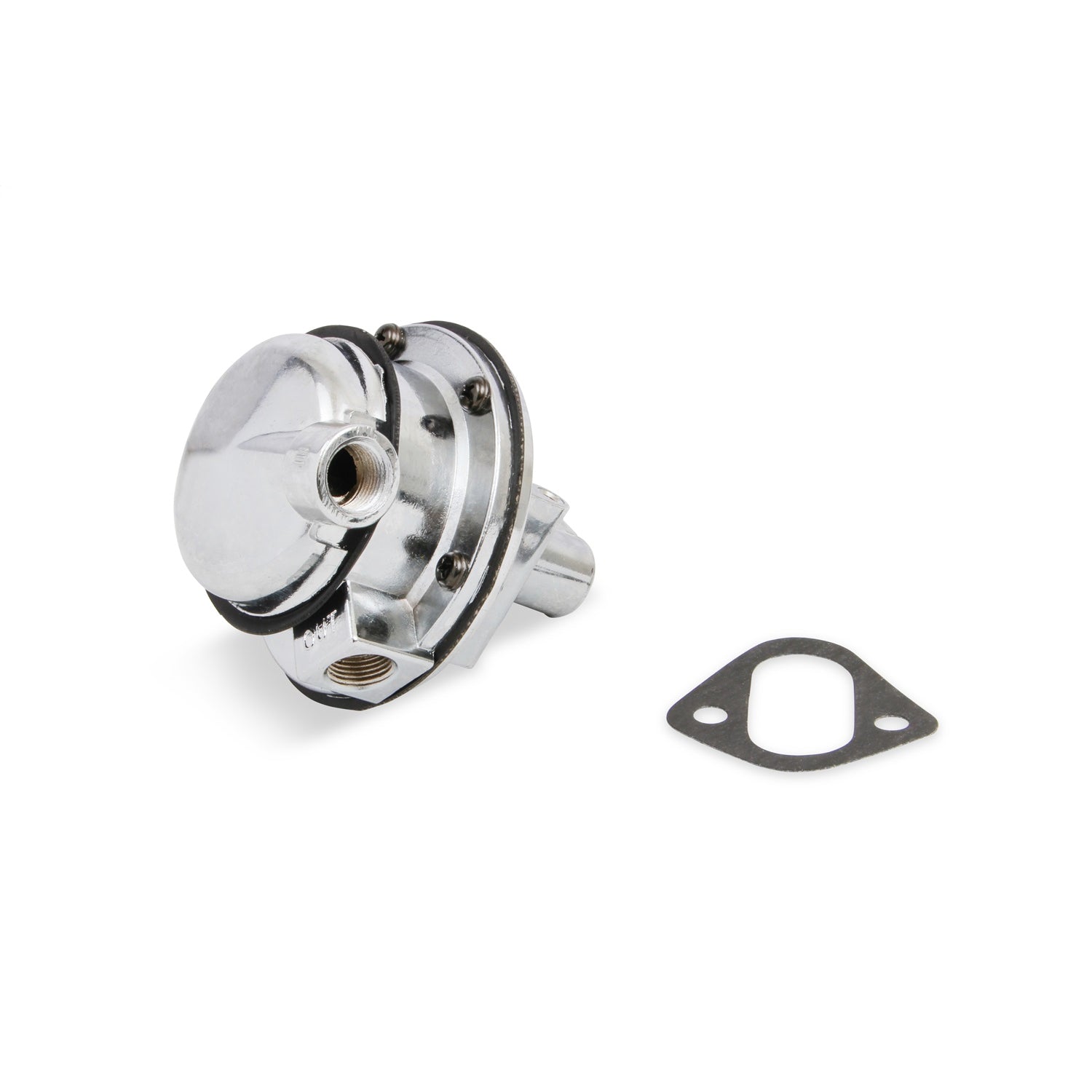 Holley Mechanical Fuel Pump - 170 gph - 8 psi - 8 AN Female O-Ring Inlet / Outlet - Polished - Gas - Small Block Chevy
