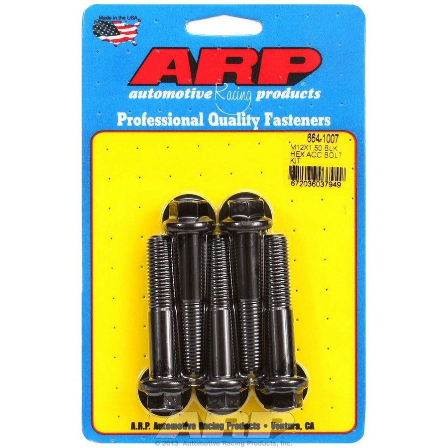 ARP Stainless Steel Bolt Kit - 6 Point (5) 12mm x 1.5 x 60mm