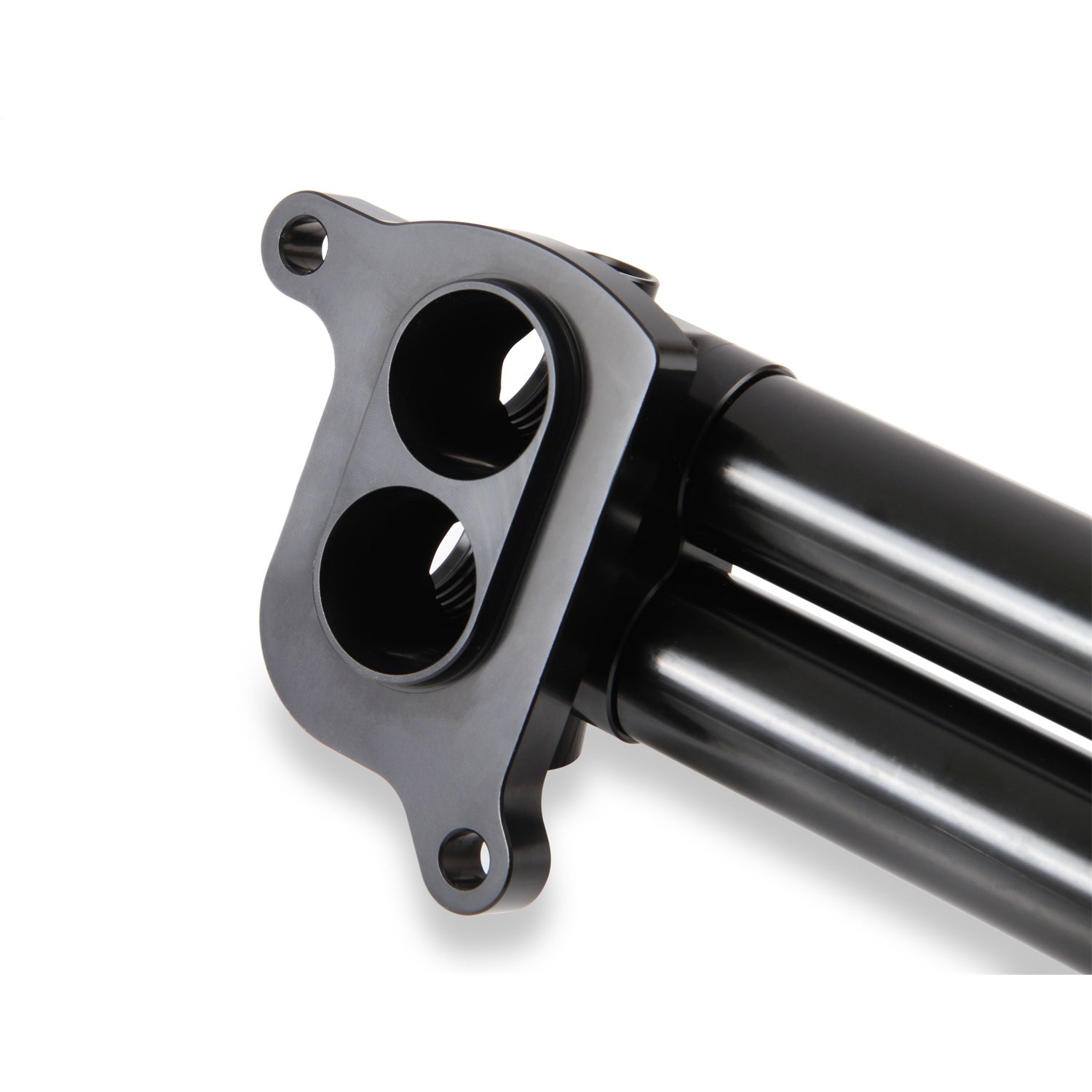 Earl's Intercooler Manifold - 10 AN Female O-ring Outlets - 10 AN Female O-Ring Inlets - Black
