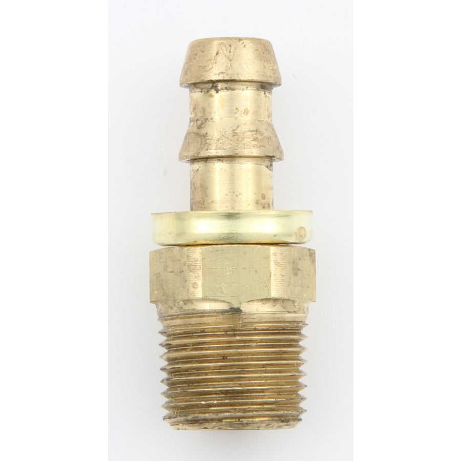 Aeroquip Brass SOCKETLESS™ #6 Straight Male Pipe Fitting - 3/8" NPT