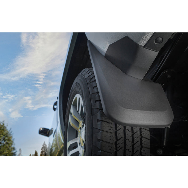 Husky Liners Front Mud Flap Plastic Black/Textured Dodge Midsize SUV 2011-14 - Pair