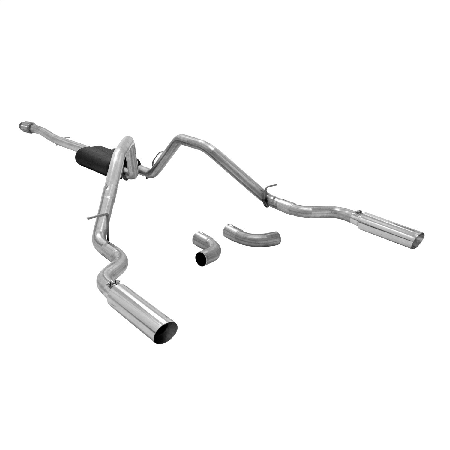 Flowmaster Cat-back System 409S - Dual Rear or Side Exit-Force II - Moderate Sound