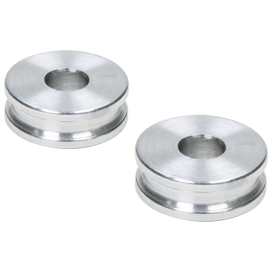 Allstar Performance Hourglass Spacers - Aluminum - 1/2" I.D. x 1-1/2" O.D. x 1/2" (Pair)