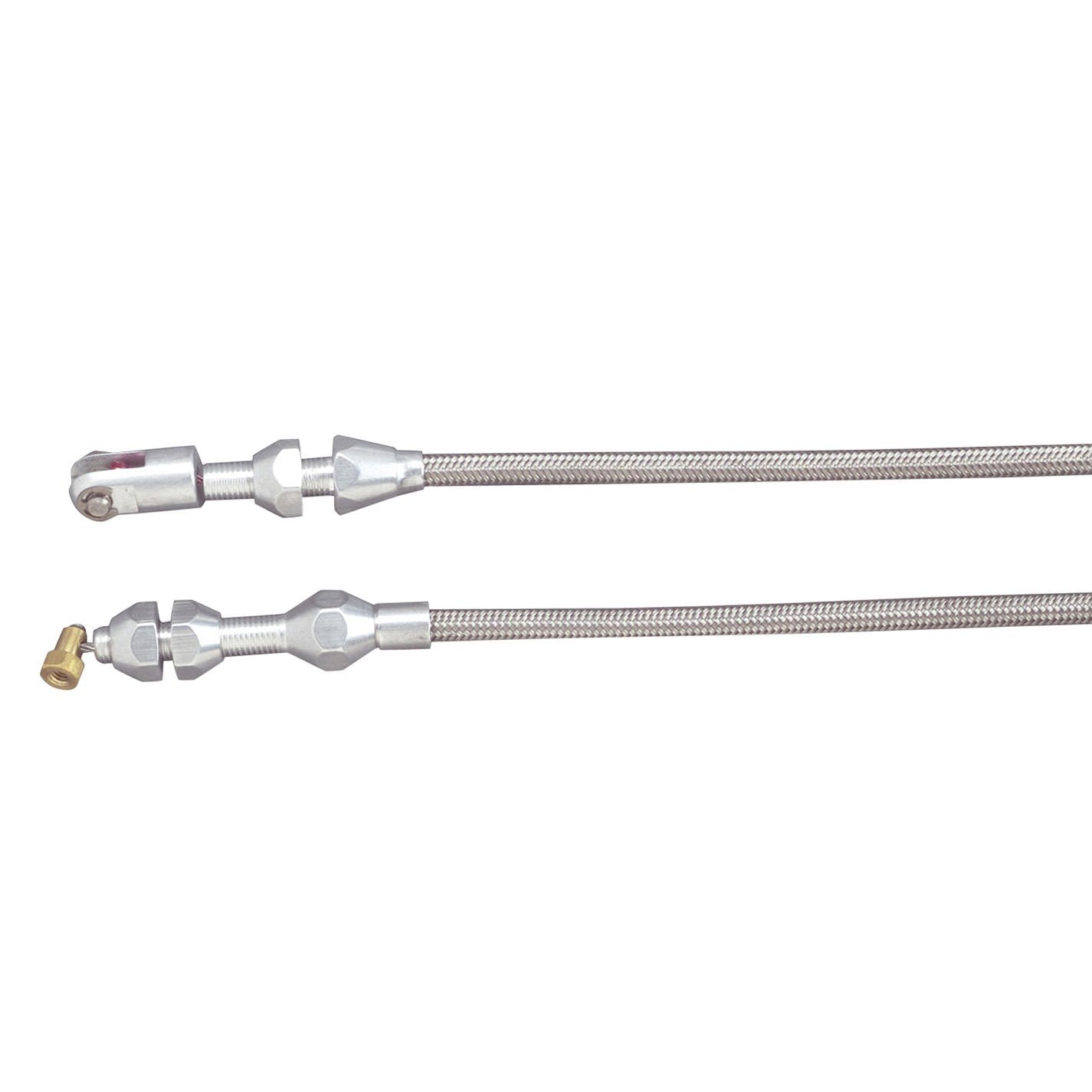 Lokar Hi-Tech Throttle Cable - 4 Ft. Long - - Braided Stainless Housing - GM Ramjet - GM LS-Series