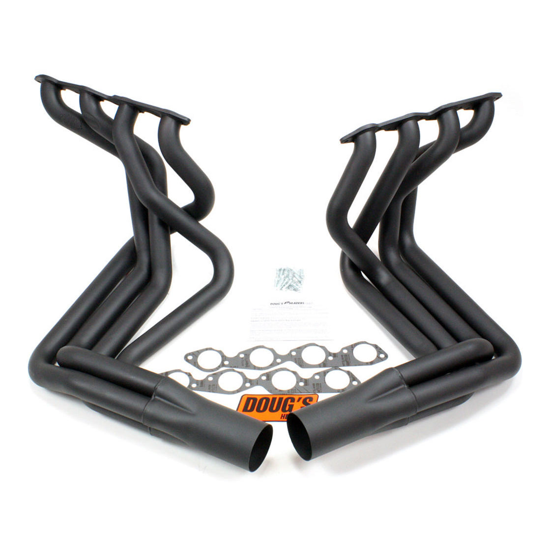 Doug's BB Chevy Side Mount Headers - Black - 63-82 Vette
