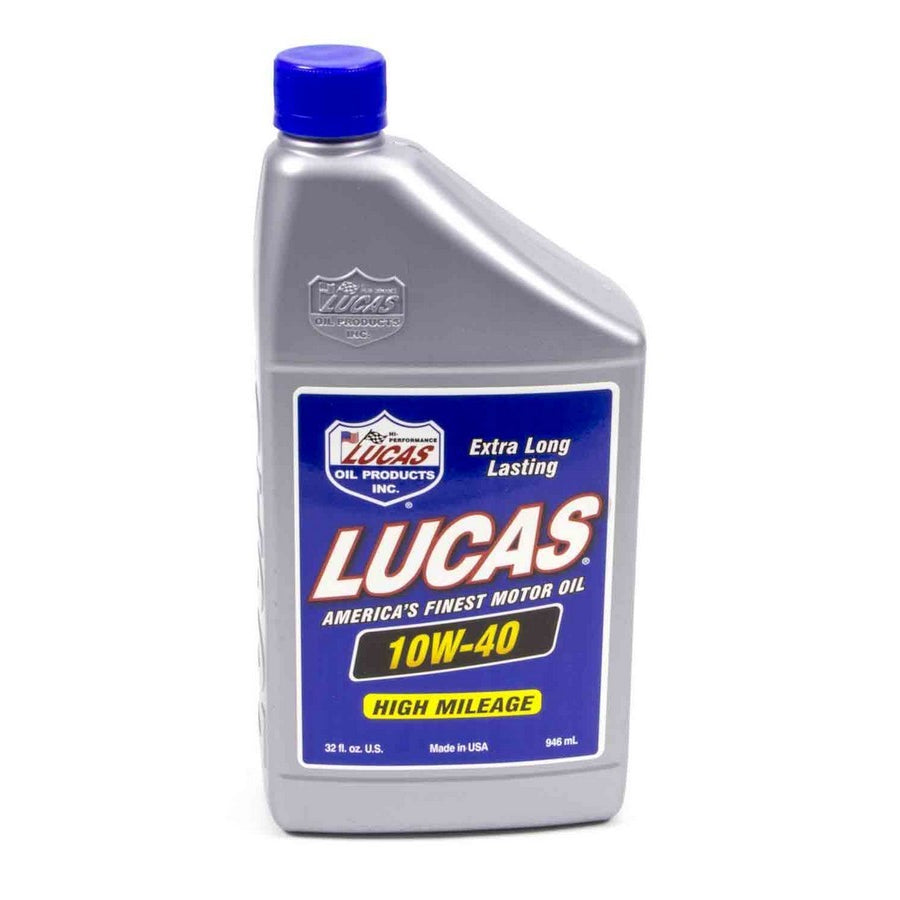 Lucas Oil Products High Performance Motor Oil 10W40 Conventional 1 qt - Each