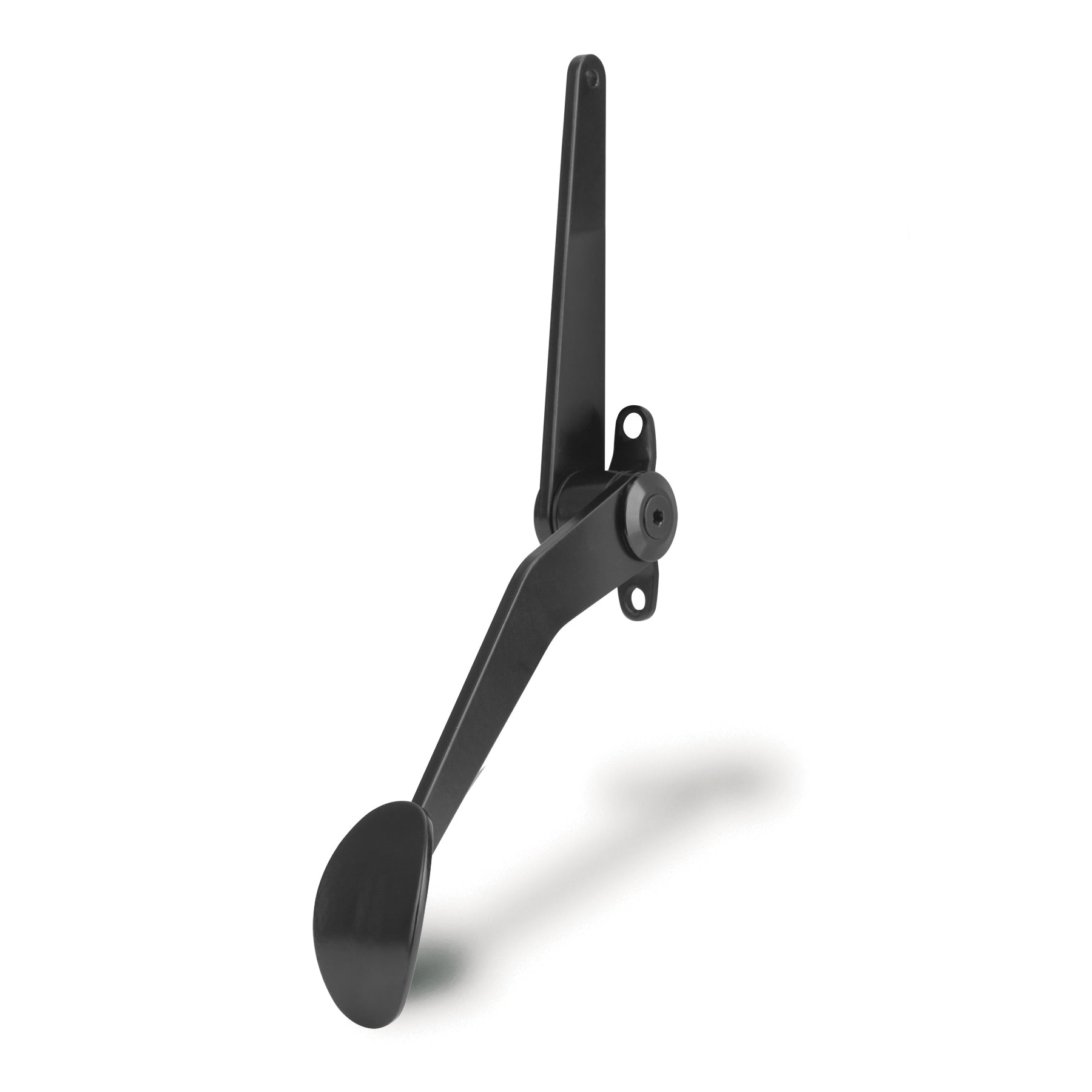 Lokar Gas Pedal Assembly Spoon Firewall Mount Steel - Black