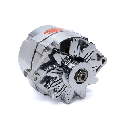 Powermaster Alternator GM 10SI 1V- Pulley 100 Amp Polished