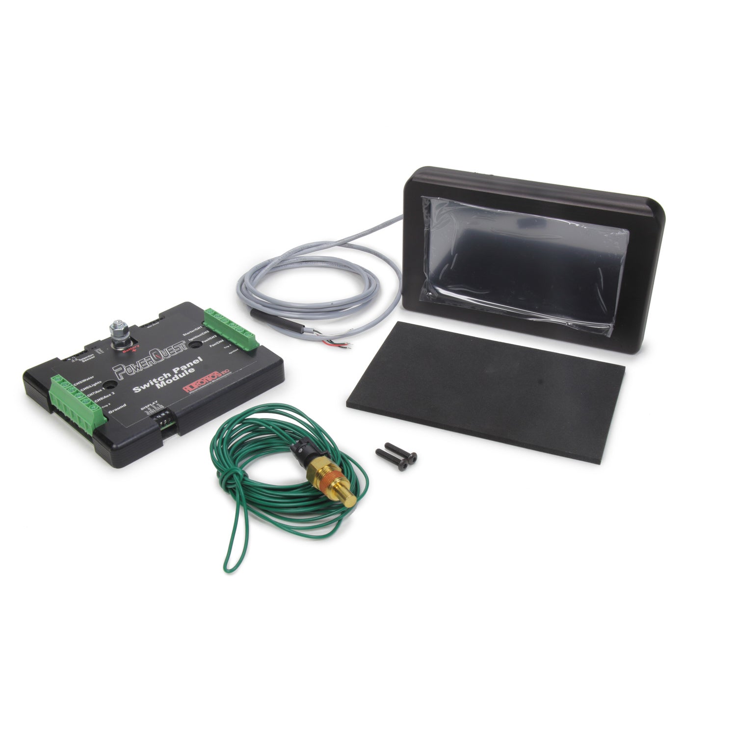 Altronics PowerQuest Switch Panel - Digital - Touch Screen - 7 Rockers - Wiring Harness
