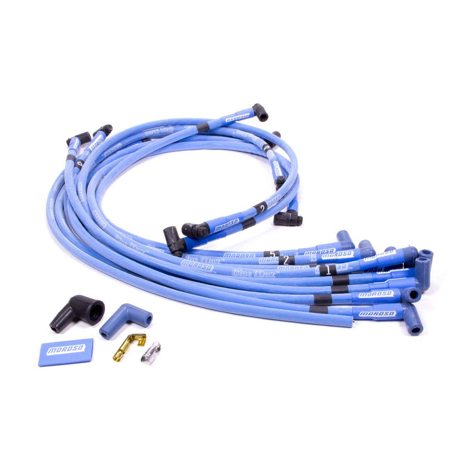 Moroso Blue Max Spiral Core Race Wire Set - SB Chevy