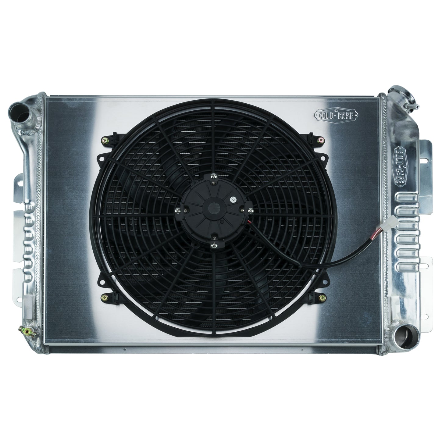 Cold-Case Aluminum Radiator and Fan - 27.5" W x 18.5" H x 3" D