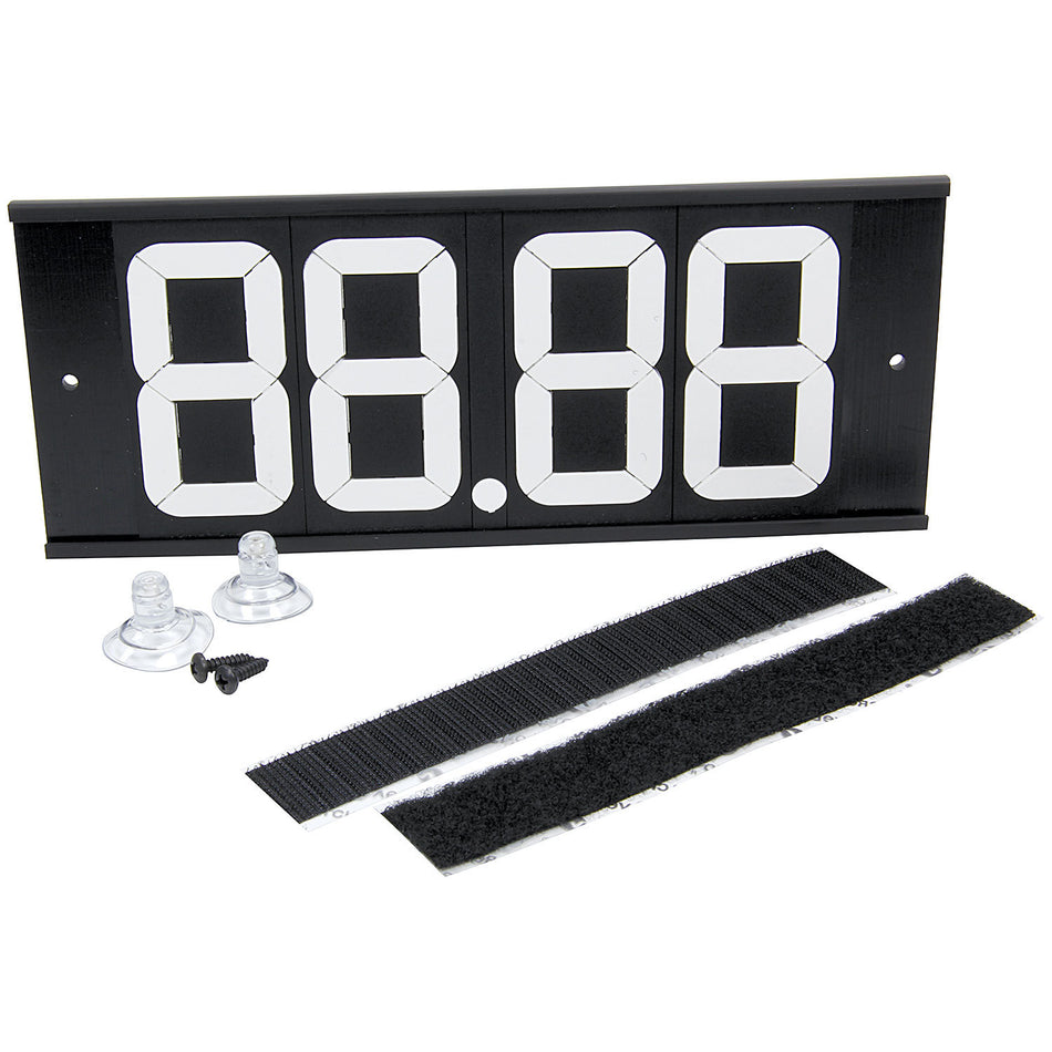 Allstar Performance Dial-In Board 4 Digit w/ Suction Cups and Velcro