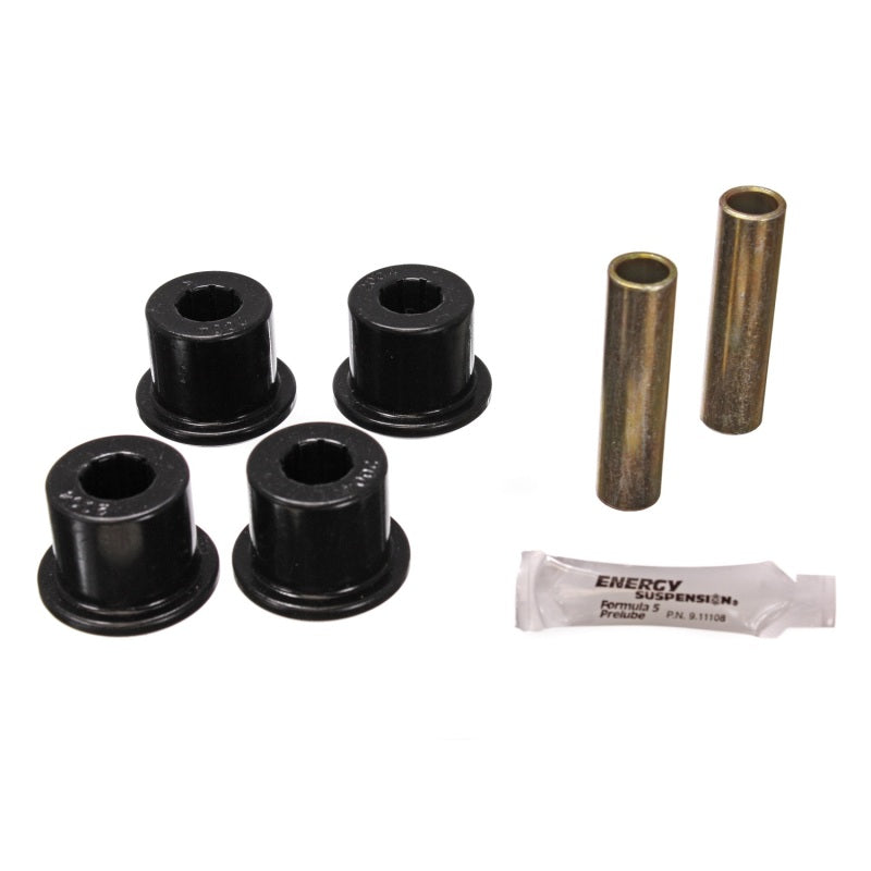 Energy Suspension Hyper-Flex Rear Spring Shackle Bushing - Black / Cadmium - GM Fullsize SUV / Truck 1967-87