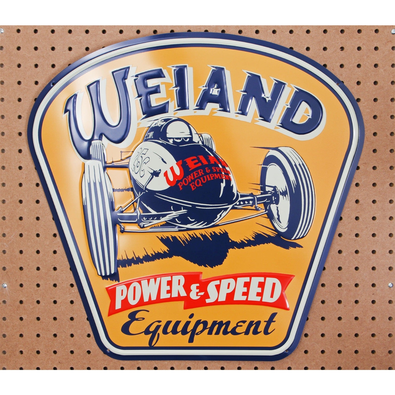Weiand Metal Power / Speed Sign