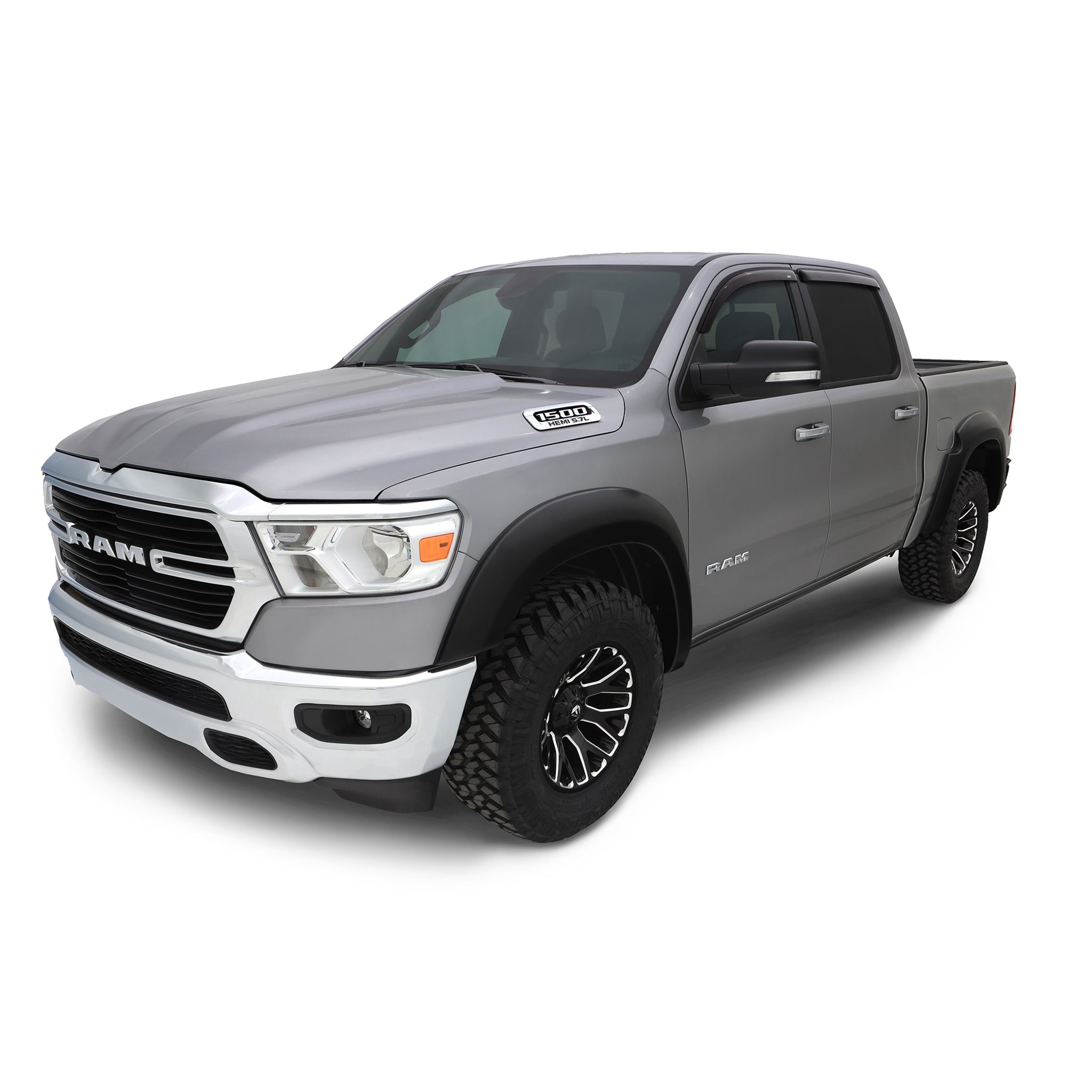 Auto Ventshade Original Ventvisor - Stick-On - Front / Rear - Plastic - Black - Dodge Full-Size Truck 2019