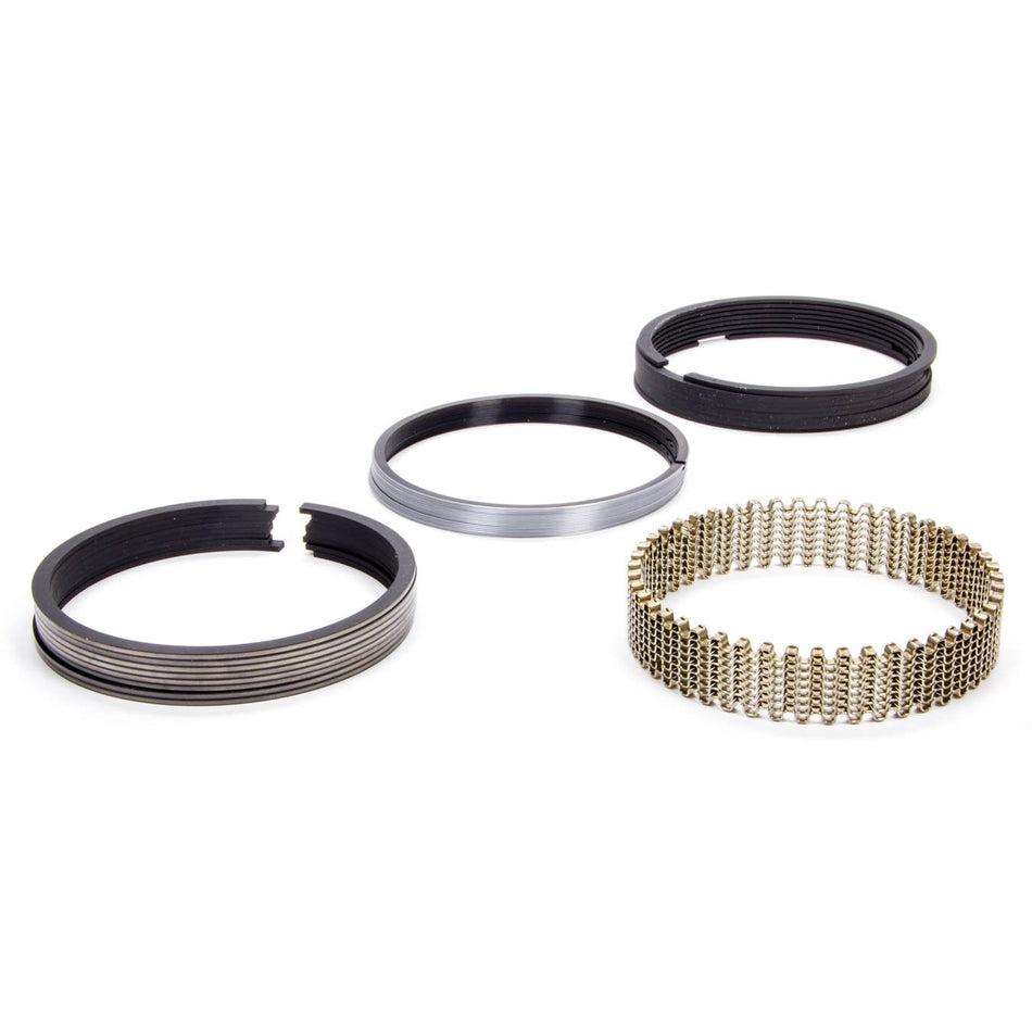 Hastings 4.155" Bore Piston Rings 5/64 x 5/64 x 3/16" Thick Standard Tension Moly - 8 Cylinder