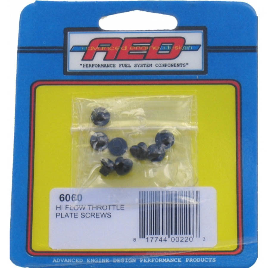 AED Hi-Flow Throttle Plate Screws