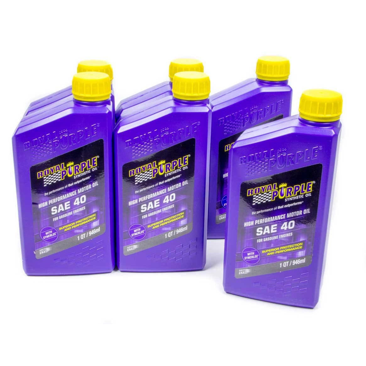 Royal Purple High Performance Motor Oil - SAE 40 - 1 Quart (Case of 6)