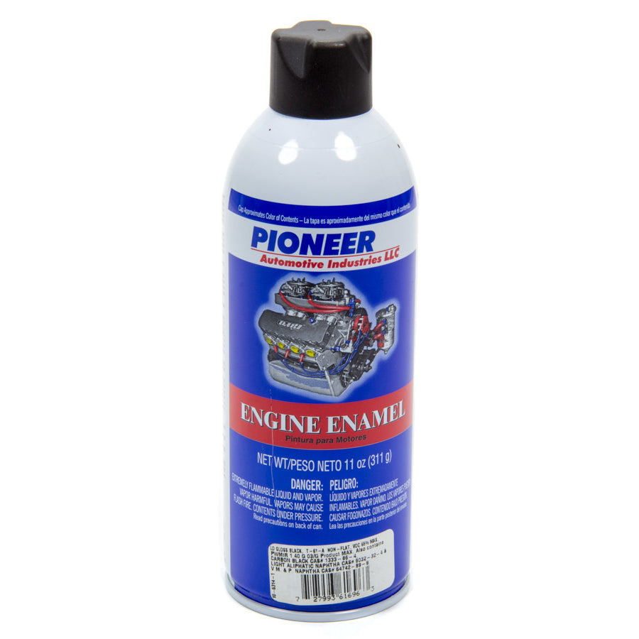 Pioneer Engine Spray Enamel - 11 oz. - Lo-Gloss Black