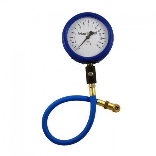 Intercomp Ultra Deluxe Air Pressure Gauge - Glow-In-The-Dark - 4" Face - 0-15 PSI