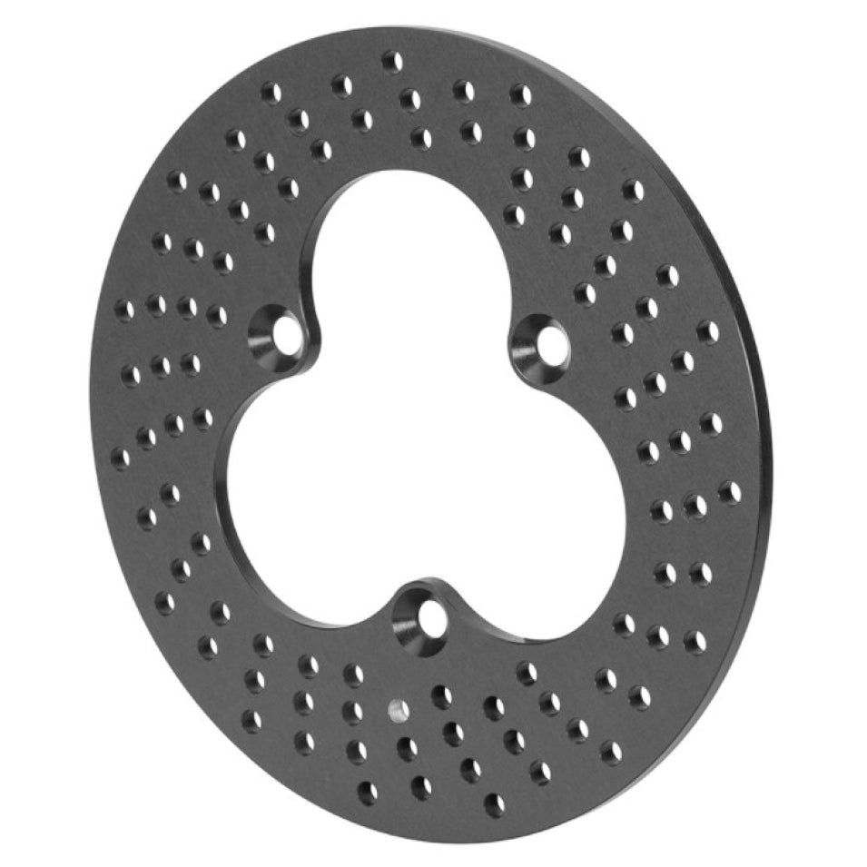 Wilwood Drilled Aluminum Brake Rotor - 10.200" OD - 0.313" Thick - 3 x 5.00" Bolt Pattern - Black