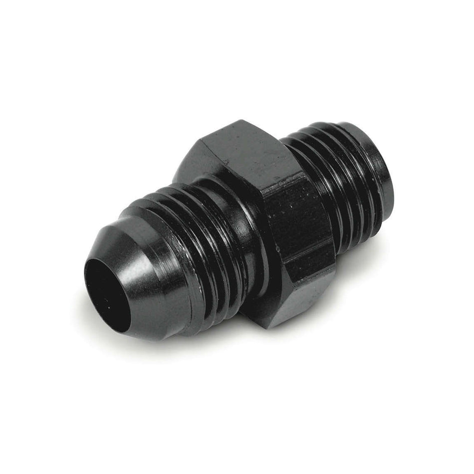 Earl's Fuel Pump Adapter Fitting - Straight - 6 AN Male to 1/2-20" Male - Aluminum - Black