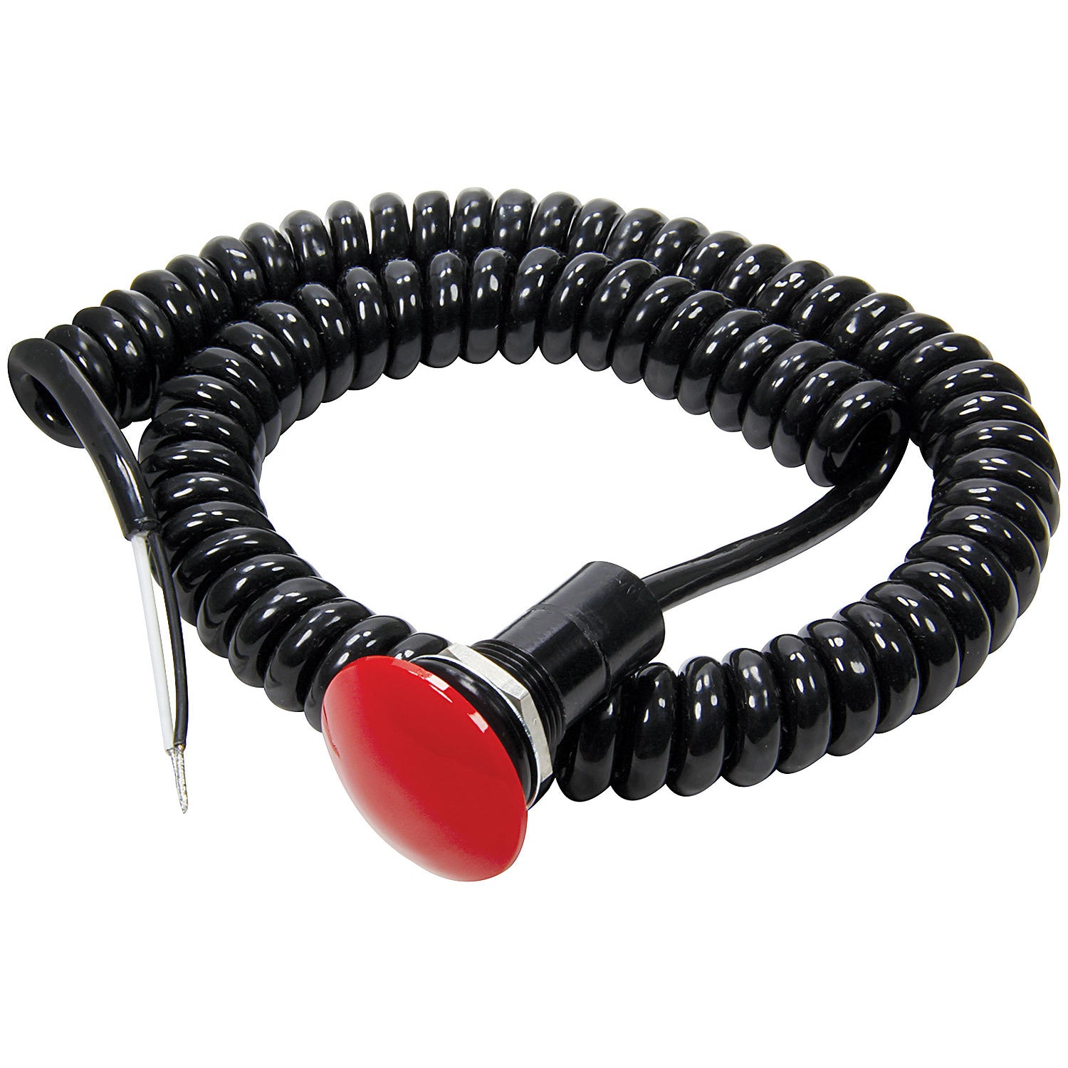 Allstar Performance Remote Button w/Cord Lg Red Button