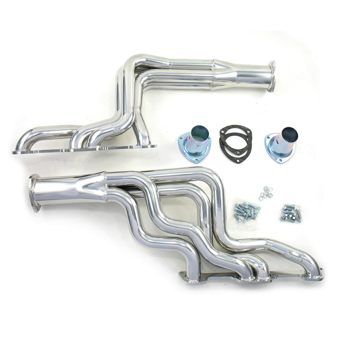 Doug's Full Length Headers - 1.875 in Primary - 3.5 in Collector - Ceramic - Pontiac V8 - GM A-Body 1964-72 - Pair
