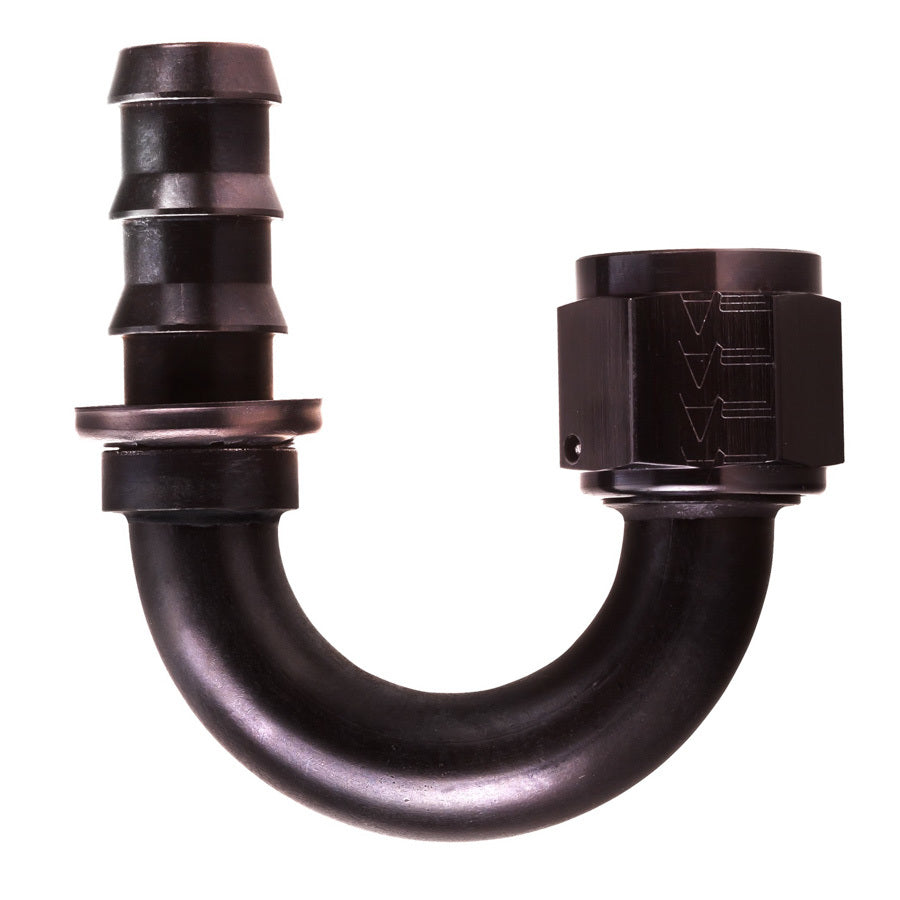 Aeroquip Hose End Fitting AQP Socketless 180 Degree 6 AN Hose Barb to 6 AN Female - Aluminum