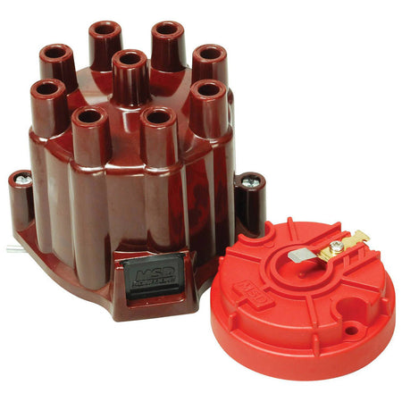 MSD Distributor Cap and Rotor Kit - GM Points Style Socket Cap