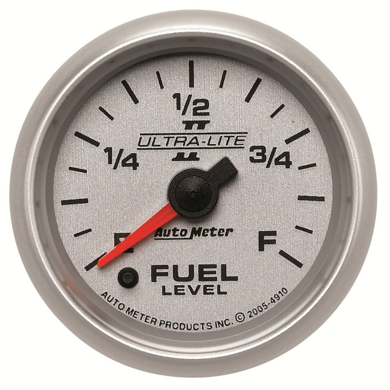 Auto Meter Ultra-Lite II Electric Programmable Fuel Level Gauge 2-1/16 in.