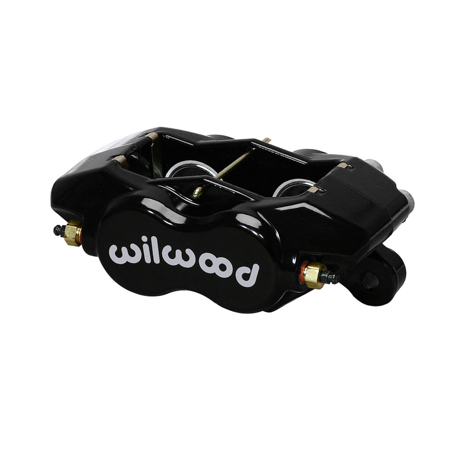 Wilwood Forged Dynalite Brake Caliper - 4 Piston - Aluminum - Black - 13.06" OD x 0.810" Thick Rotor - 5.250" Lug Mount